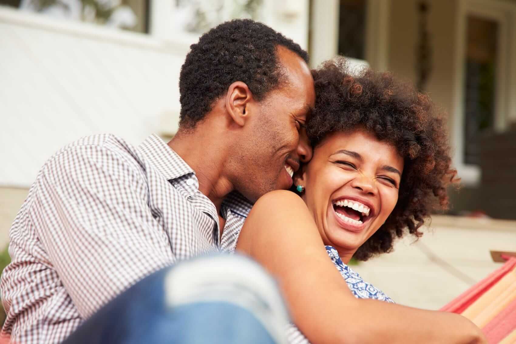 Laughing,Couple,Cuddling, Mile High Psychology Re-discovering intimacy through couples counseling